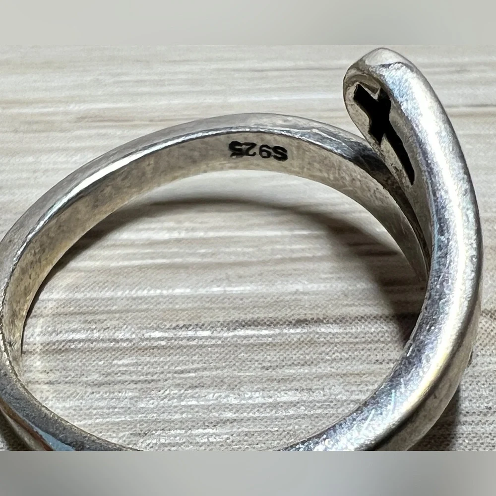 Lot of 4 Assorted Vintage Silver Rings, Assorted Sizes, 3 Marked 925